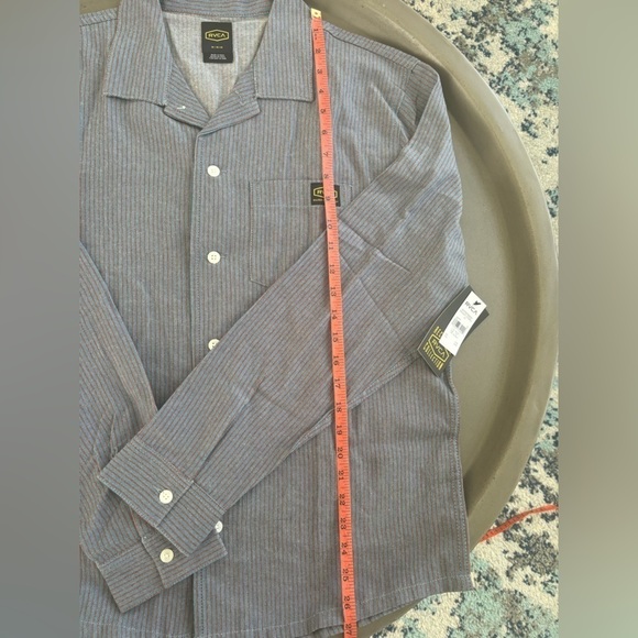 RVCA NWT DAYSHIFT STRIPE II L/S SHIRT Size M - Picture 12 of 12